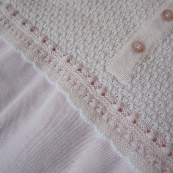 "Chant De Joie" Beautiful Baby Girl Pink Romper/Stretchie/Outfit 3-6 Months NWT - Picture 12 of 12